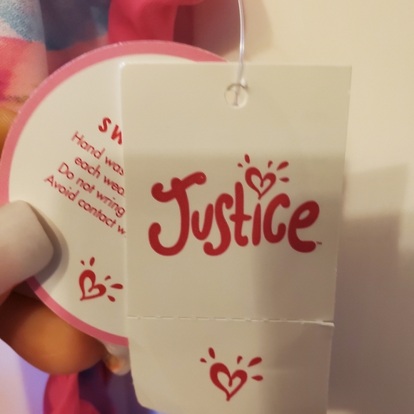 NWT Justice Two-piece Swimsuit - Picture 6 of 7